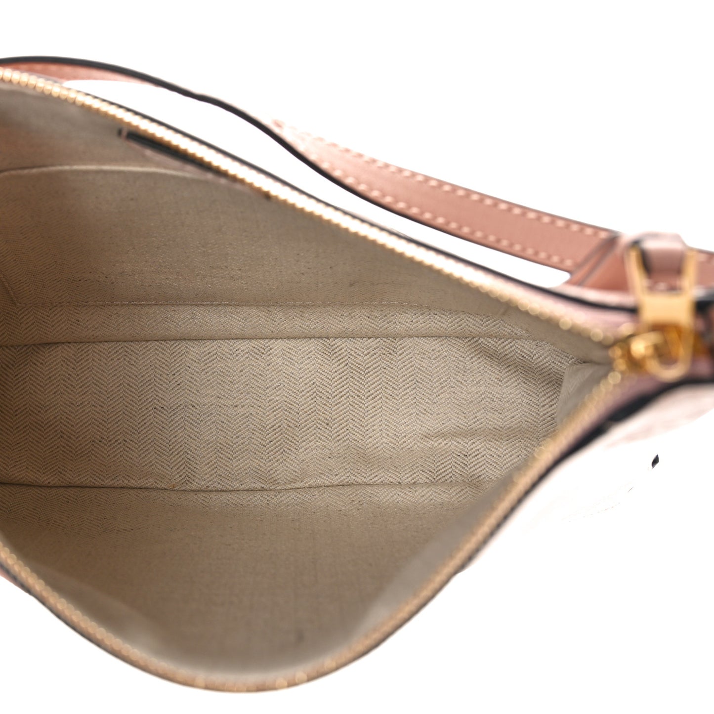 Calfskin Suede Mini Puzzle Crossbody Bag Blush