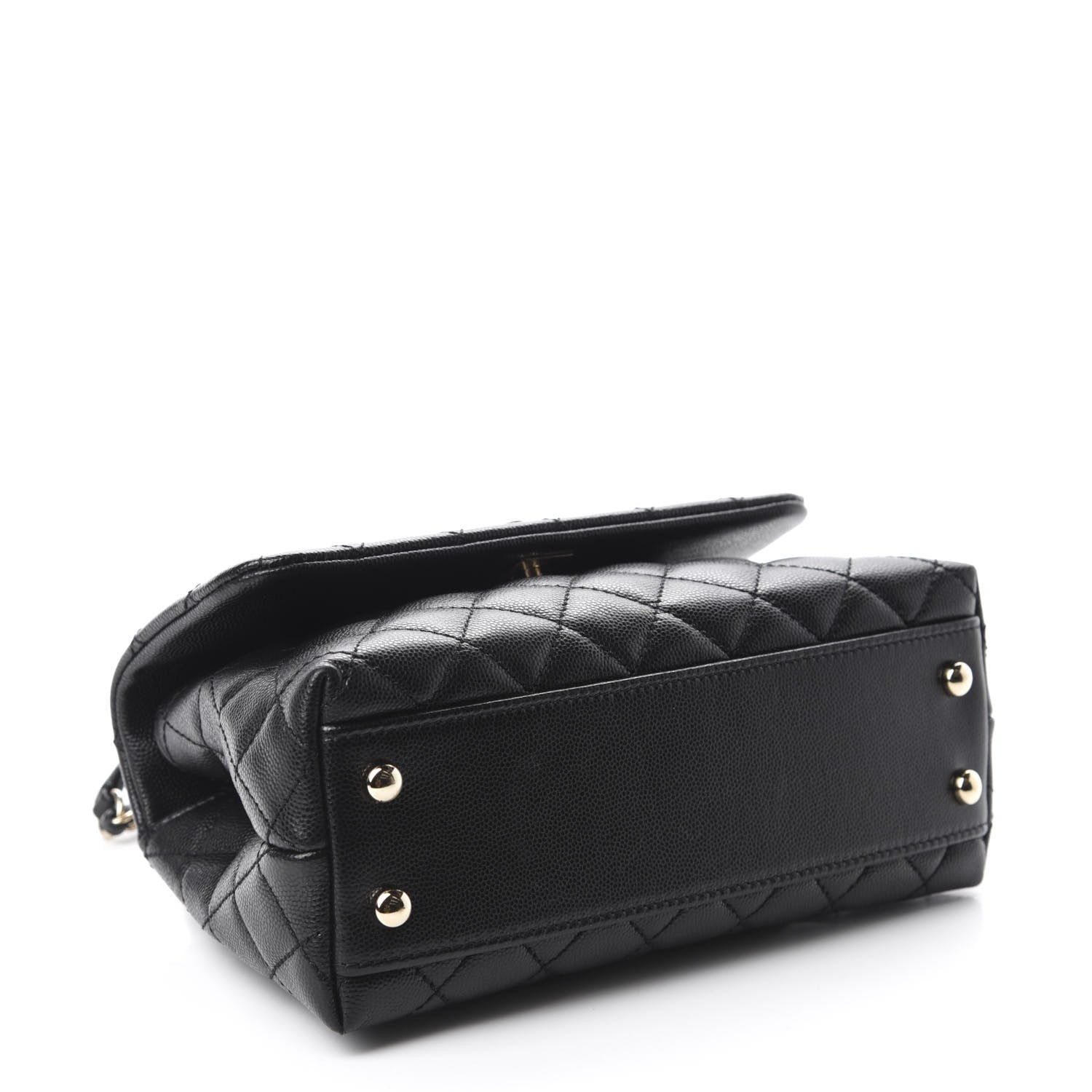 Chanel Caviar Quilted Mini Coco Handle Flap Black 5 of 11