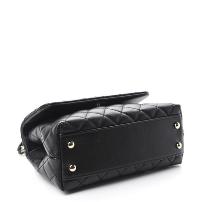 Chanel Caviar Quilted Mini Coco Handle Flap Black 5 of 11