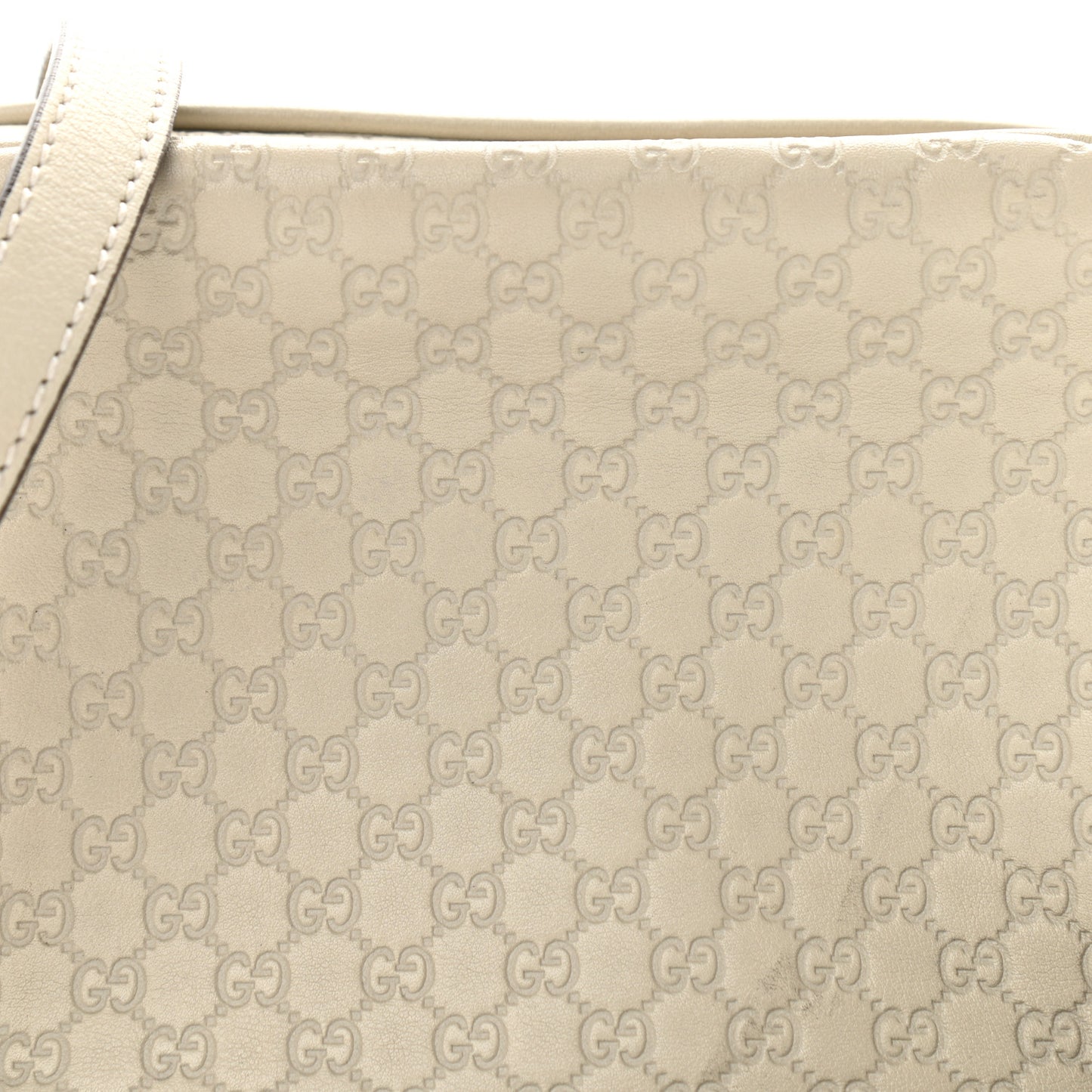 Microguccissima Sunshine Disco Crossbody Bag White