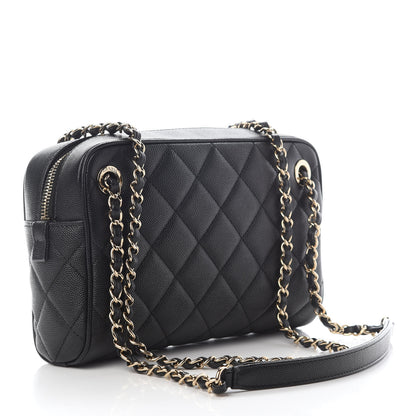 Chanel Caviar Quilted Small In & Out Camera Case Black 3 of 9