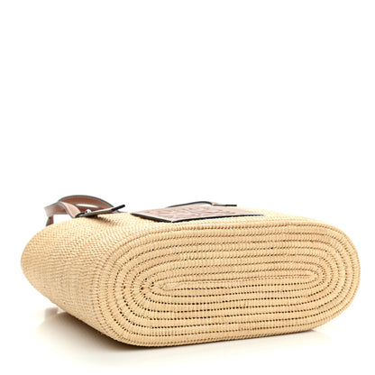 Loewe Raffia Small Square Basket Tote Bag Natural Tan 4 of 8
