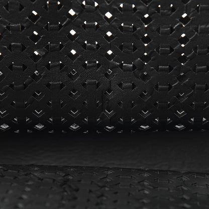 Prada Saffiano Perforated Tote Black 16 of 17
