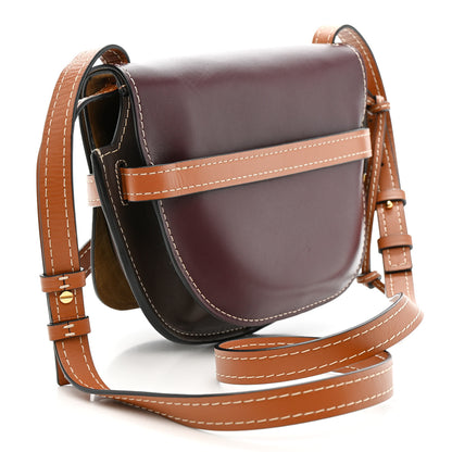 Loewe Calfskin Small Gate Crossbody Bag Oxblood Tan Taupe 3 of 10