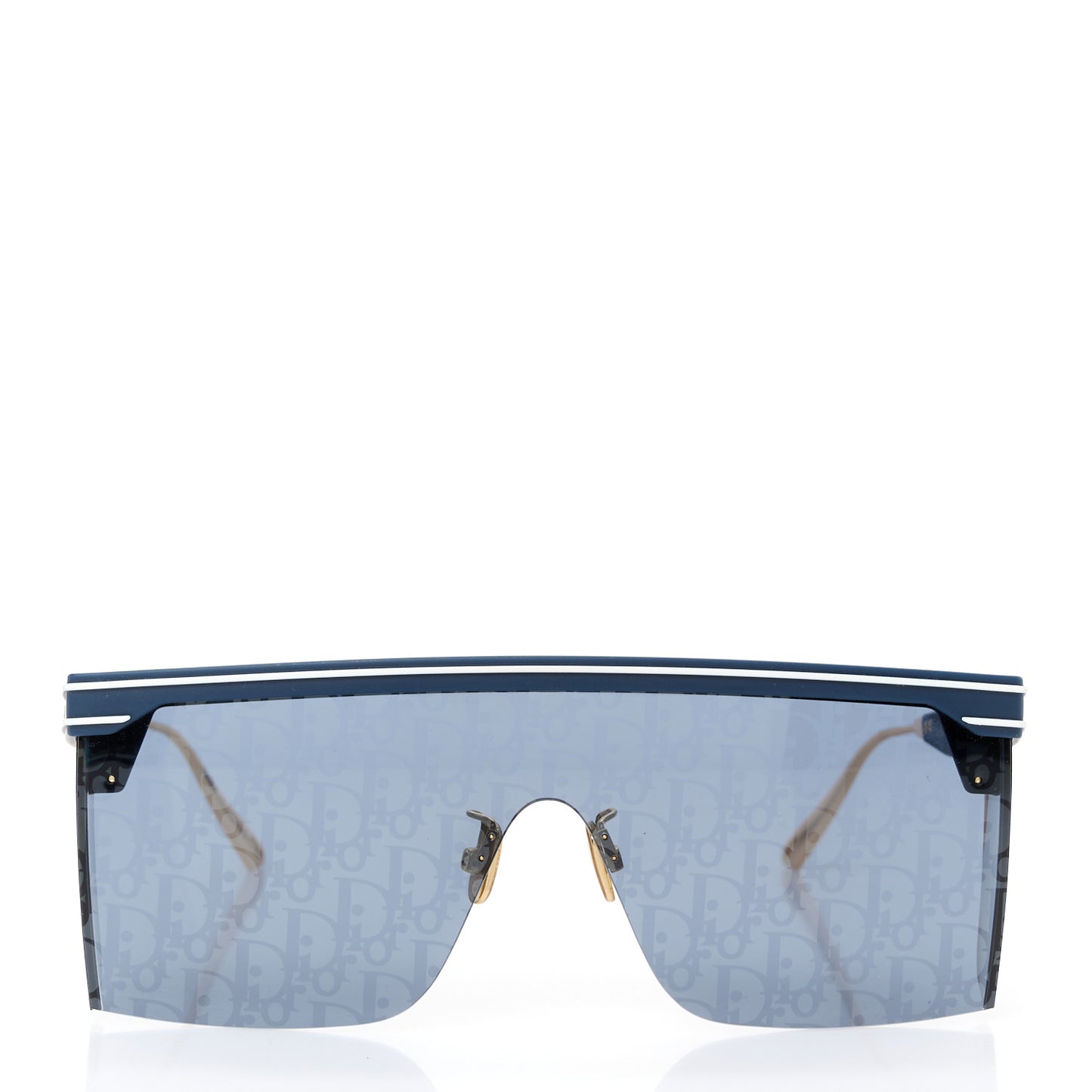 Oblique Diorclub M1U Mask Sunglasses Blue