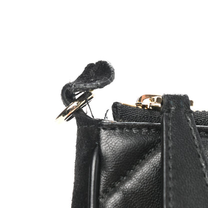 Burberry Lambskin Quilted Olympia Pouch Black 6 of 6