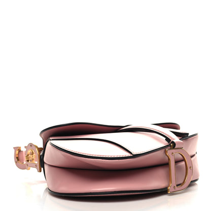 Christian Dior Smooth Calfskin Saddle Bag With Strap Antique Pink 4 of 10