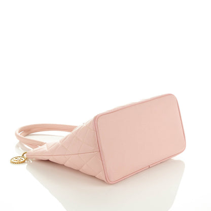 Chanel Caviar Quilted Medallion Tote Light Pink 4 of 10