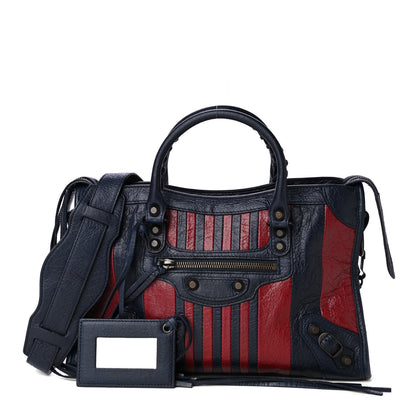 Balenciaga Veau Arena Multicolore Classic Hardware S City Bleu Nuit Rouge 1 of 4
