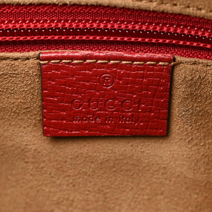 Gucci GG Supreme Monogram Tian Web Camera Bag Beige Multicolor Red 6 of 13