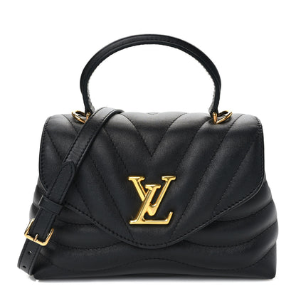 Louis Vuitton Calfskin Hold Me New Wave Black 1 of 9