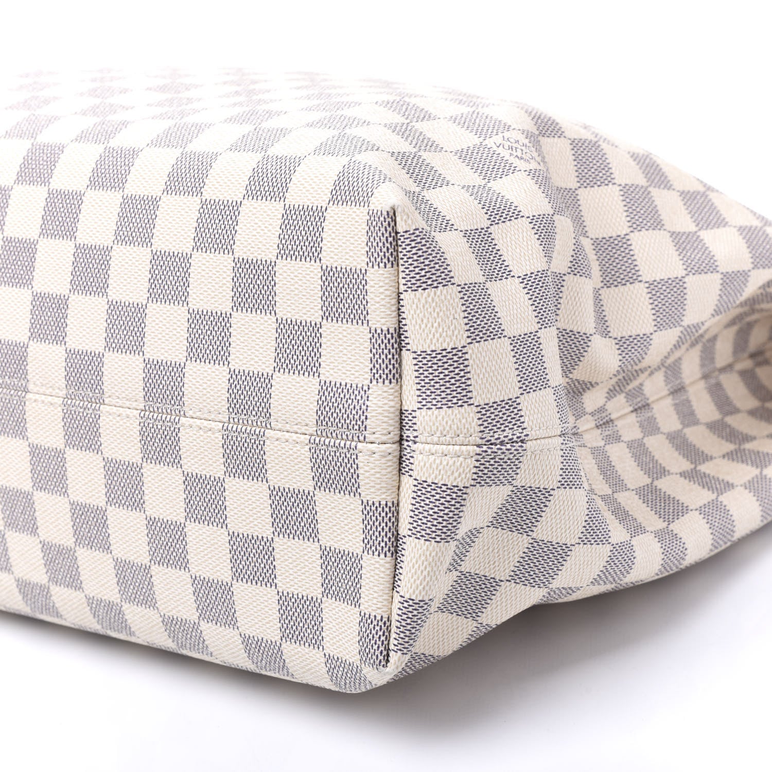 Louis Vuitton Damier Azur Graceful MM Rose Ballerine 6 of 11