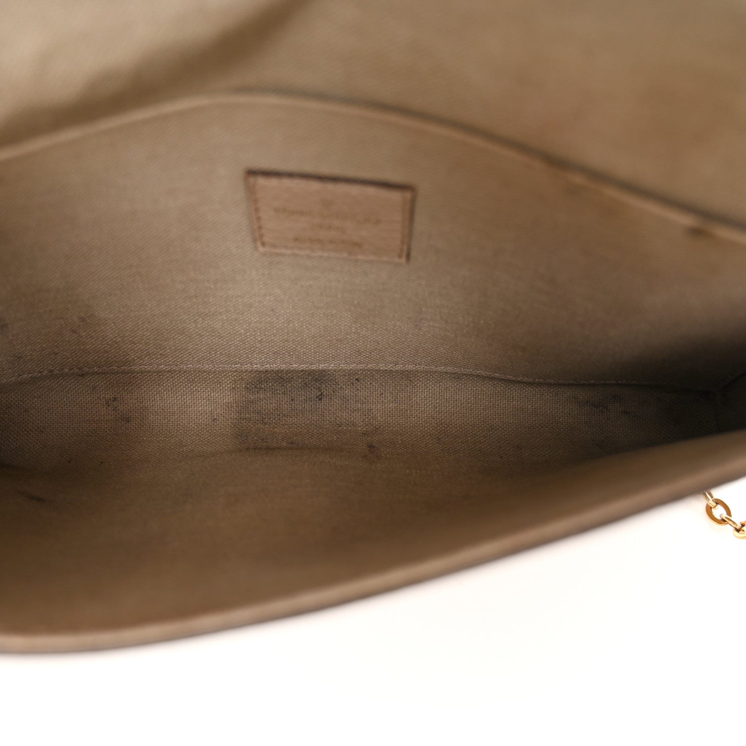 Louis Vuitton Empreinte Monogram Giant Felicie Pochette Tourterelle Creme 5 of 13