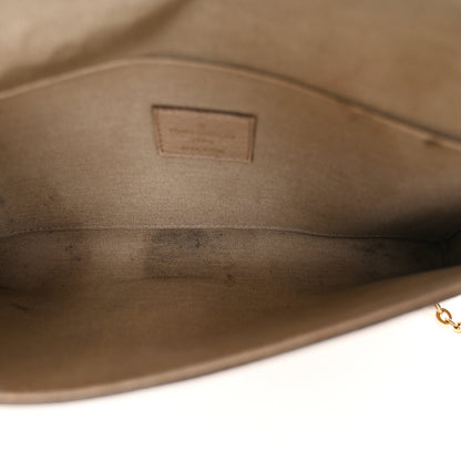Louis Vuitton Empreinte Monogram Giant Felicie Pochette Tourterelle Creme 5 of 13