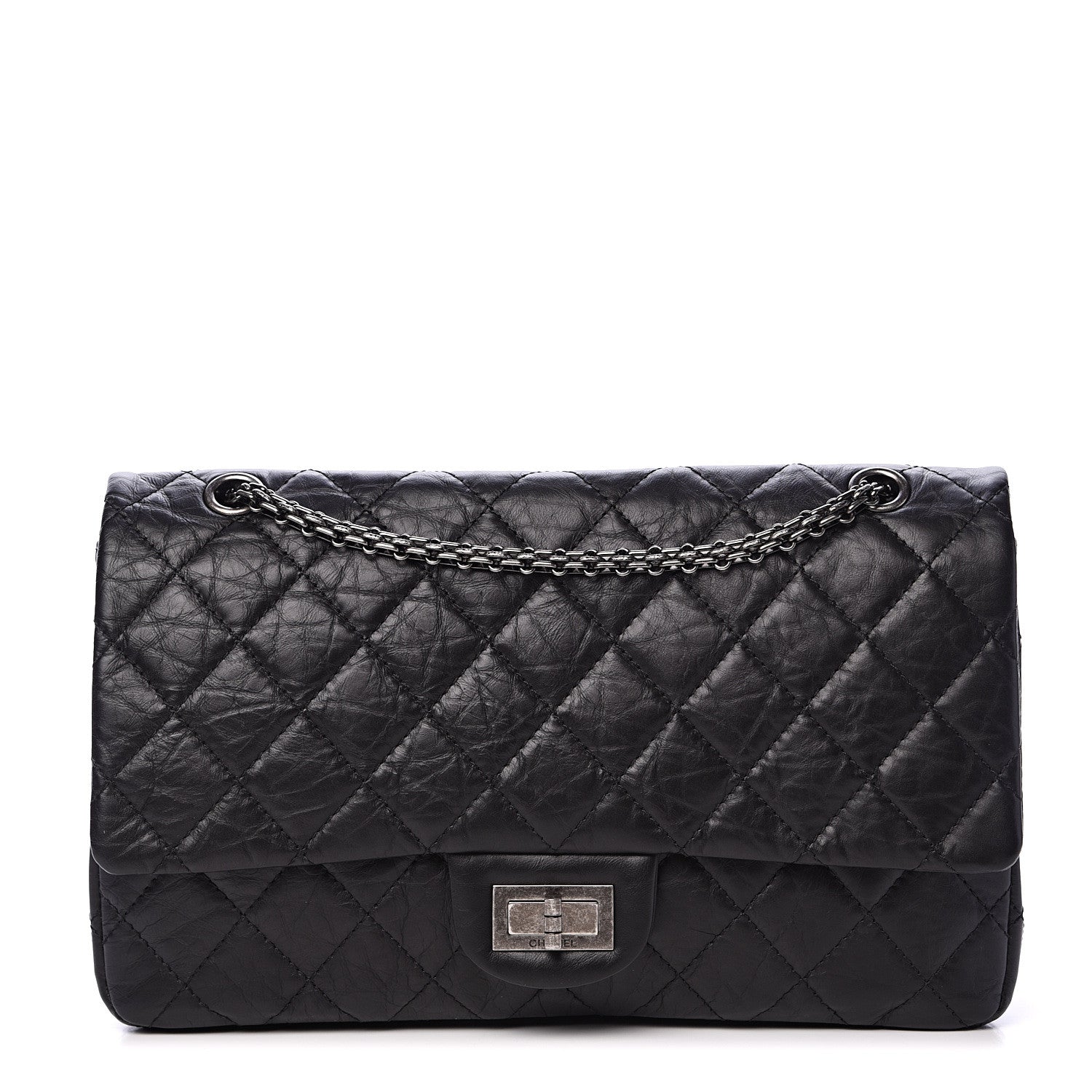 Chanel Aged Calfskin Quilted 2.55 Reissue 227 Flap Black 1 of 10