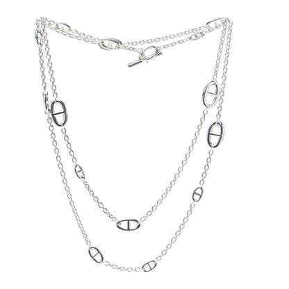 Hermes Sterling Silver Farandole Necklace 120 3 of 6