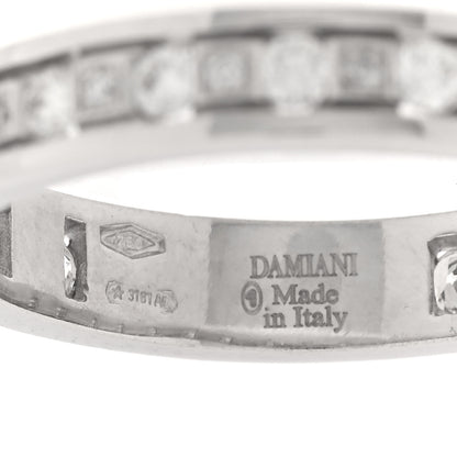 Damiani 18K White Gold Diamond Belle Epoque Band Ring 53 6.25 4 of 4