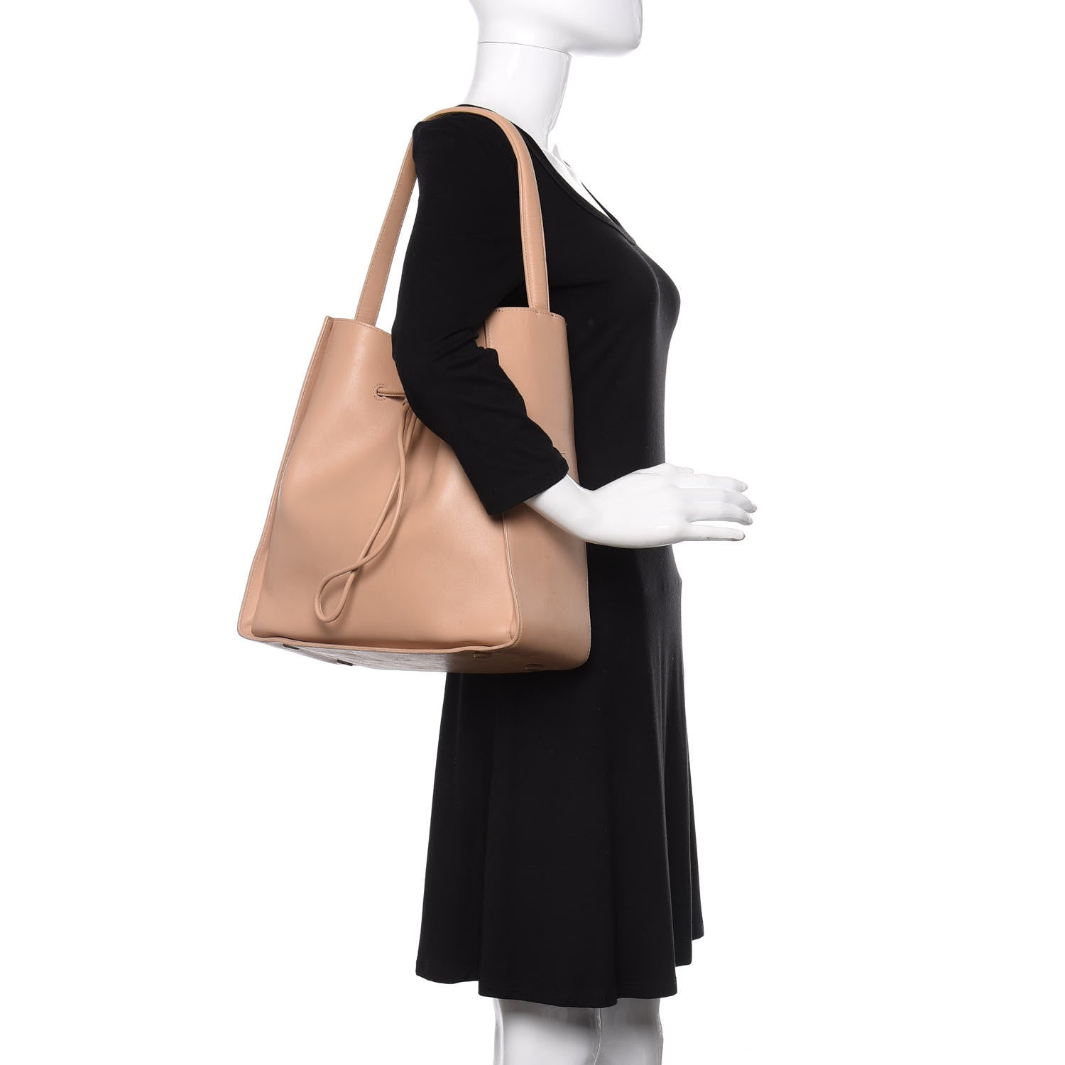 3.1 Phillip Lim 3.1 Smooth Calfskin Large Soleil Bucket Bag Fawn 2 of 13