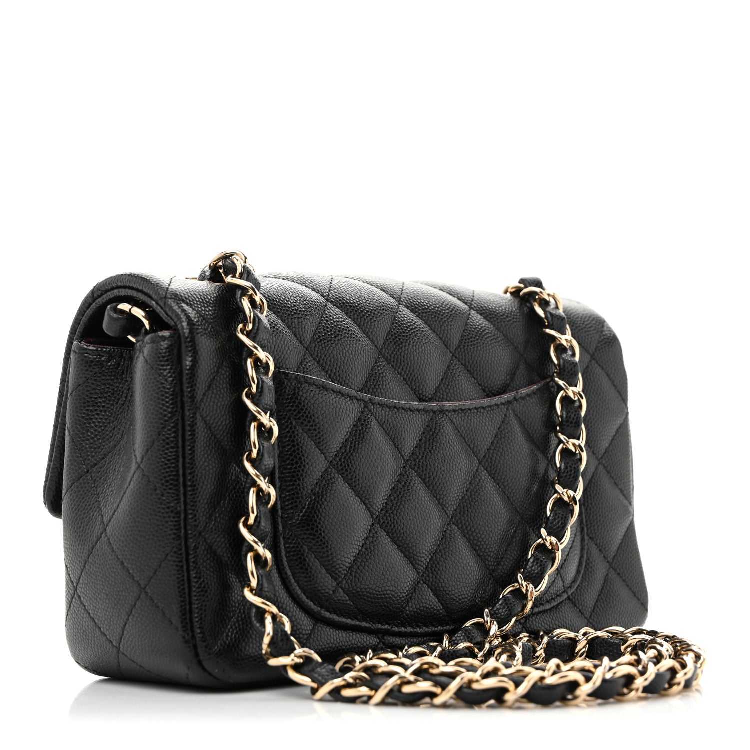 Chanel Caviar Quilted Mini Rectangular Flap Black 3 of 12