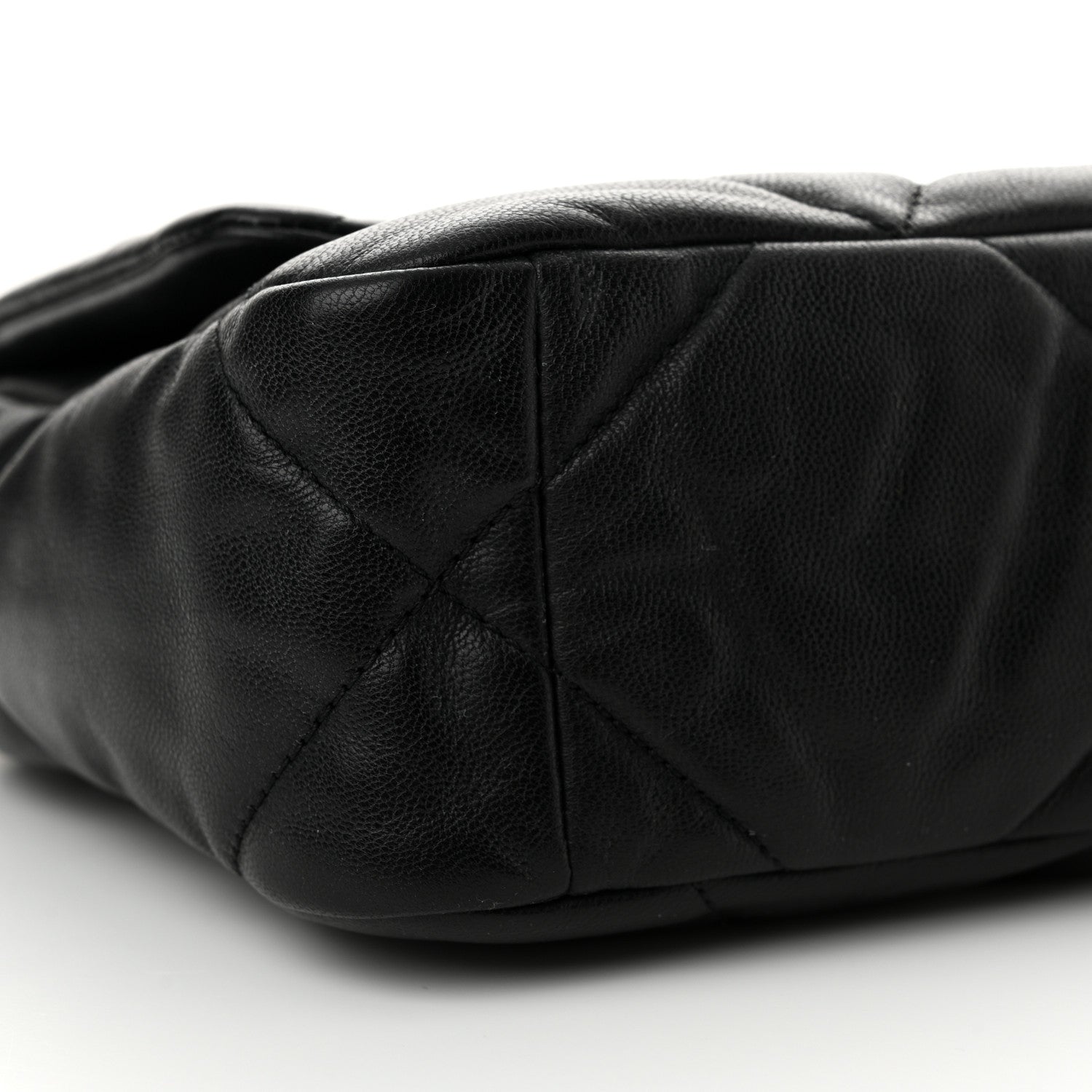 Chanel Lambskin Quilted Medium Chanel 19 Flap Black 9 of 11