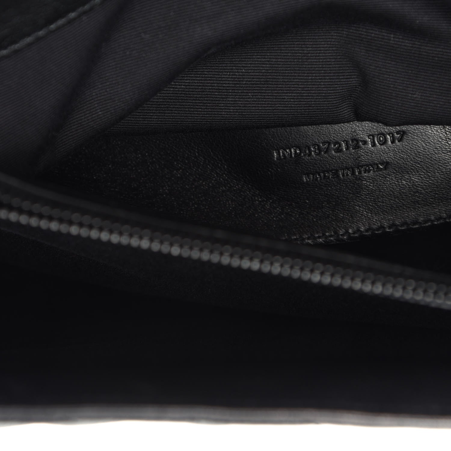 Saint Laurent Sheepskin Matelasse Chevron Monogram Monochrome Large College Satchel Black 10 of 11