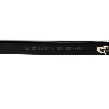 Saint Laurent Acetate Betty Sunglasses SL183 Black 6 of 10