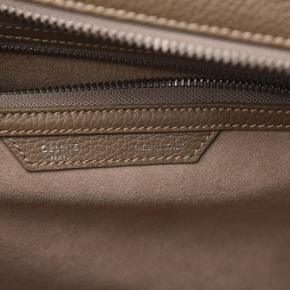 Celine Drummed Calfskin Mini Luggage Dune 6 of 11