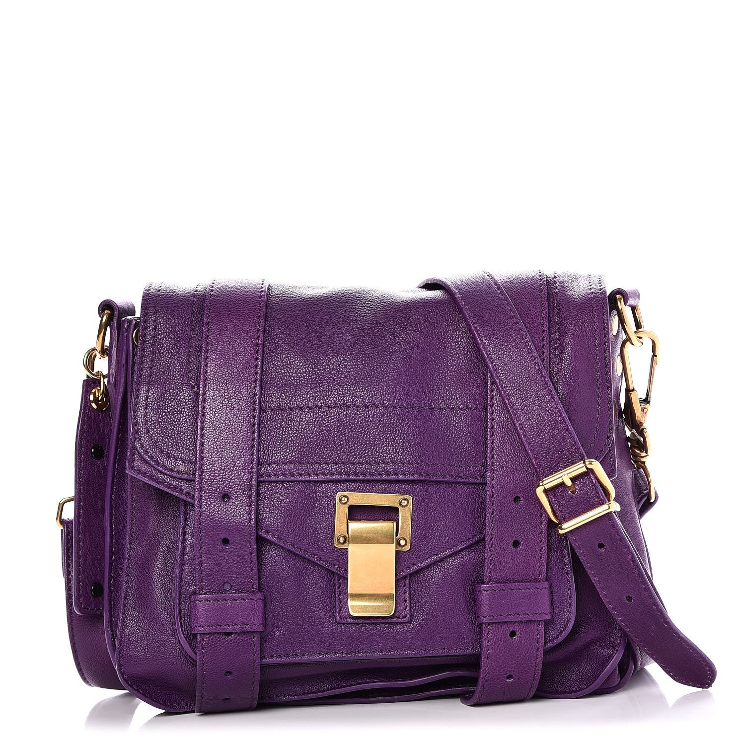 Proenza Schouler Lambskin PS1 Pouch Messenger Veruca Salt 1 of 11