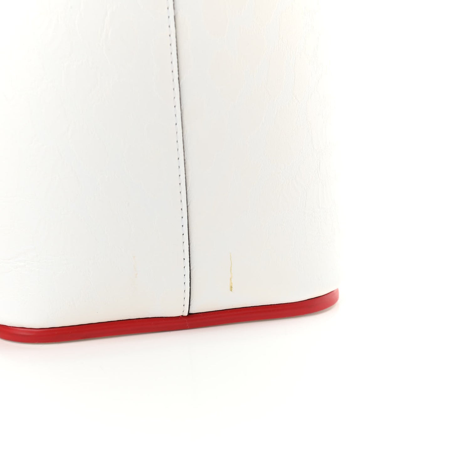 Calfskin Spikes East West Cabata Tote White