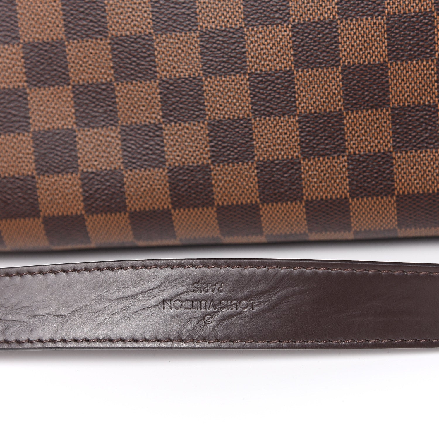 Louis Vuitton Cuir Taurillon Damier Ebene Normandy Magnolia 12 of 22