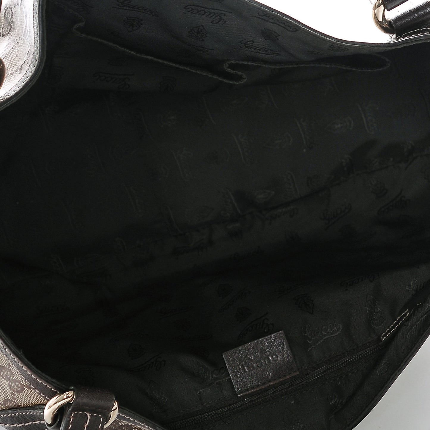 Crystal Monogram Duchessa Flap Shoulder Bag Dark Brown