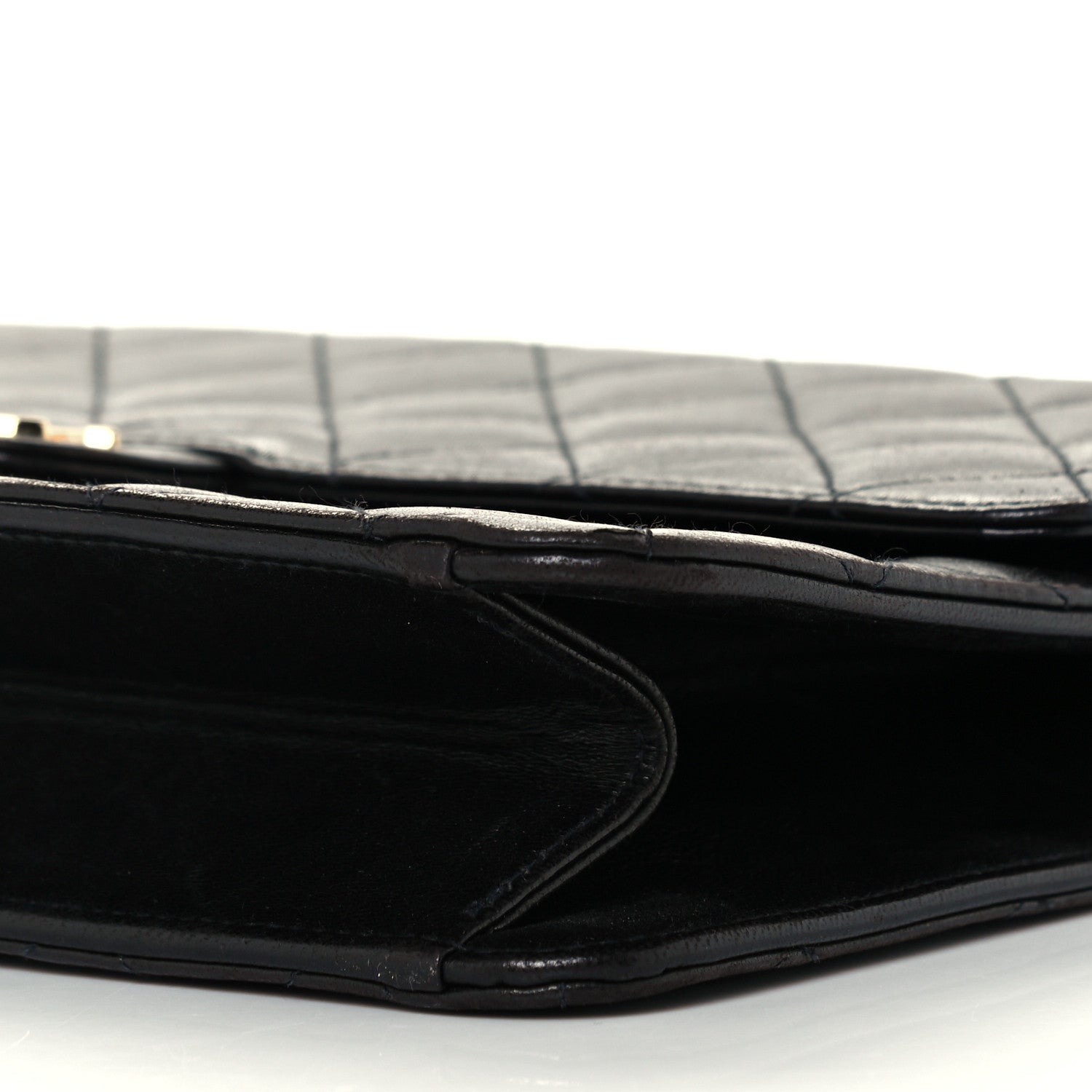 Chanel Lambskin Quilted Jumbo Single Flap Black 10 of 11