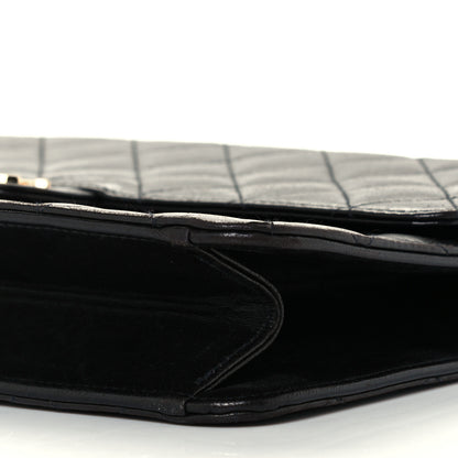 Chanel Lambskin Quilted Jumbo Single Flap Black 10 of 11