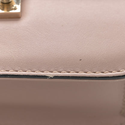 Valentino Garavani Vitello Small Glam Lock Rockstud Flap Poudre 10 of 10