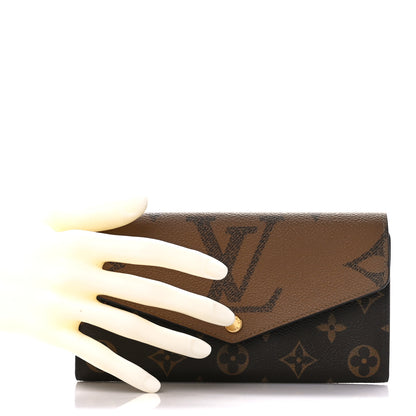 Louis Vuitton Reverse Monogram Giant Sarah Wallet 2 of 11