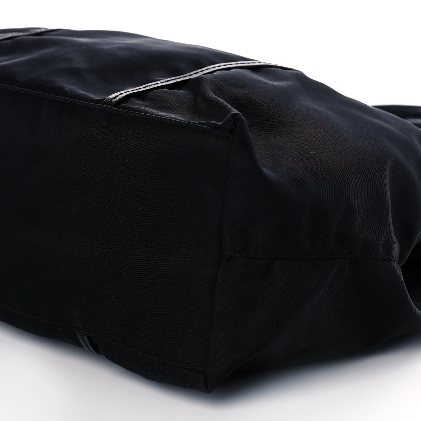 Saffiano Tessuto Nylon Tote Black