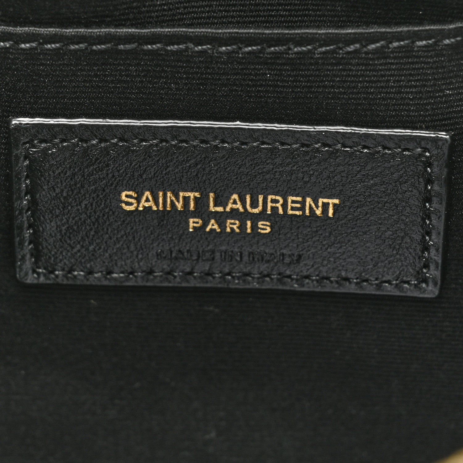 Saint Laurent Calfskin Matelasse Monogram Lou Camera Bag Black 6 of 9