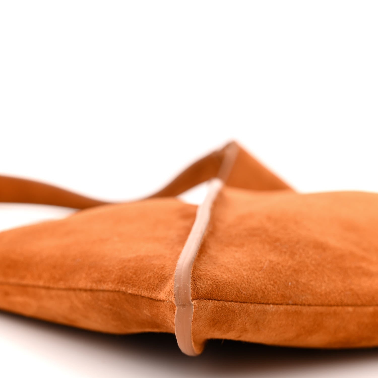 Khaite Suede Calfskin Small Sara Tote Caramel 8 of 9