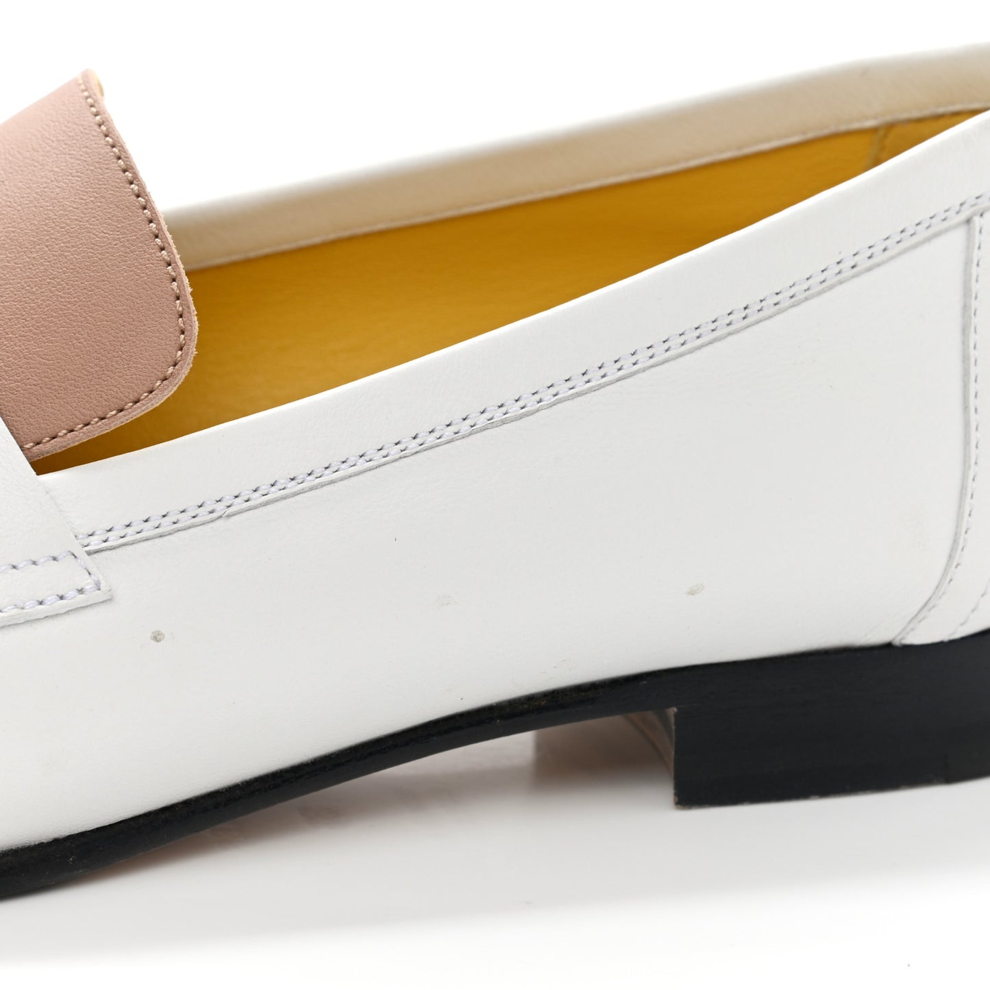Calfskin Womens Paris Loafers 36 White Bois De Santal