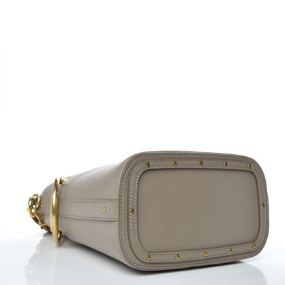 Chloe Smooth Calfskin Small Roy Bucket Bag Motty Grey 4 of 11