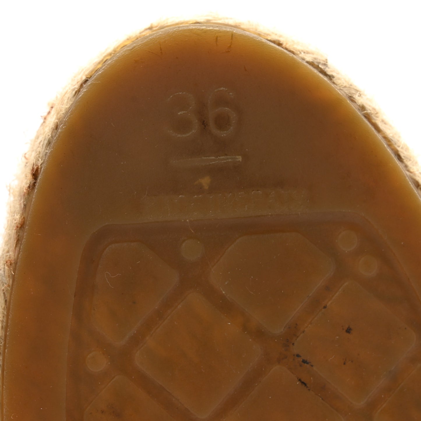 Tweed Grosgrain CC Espadrilles 36 Multicolor Black