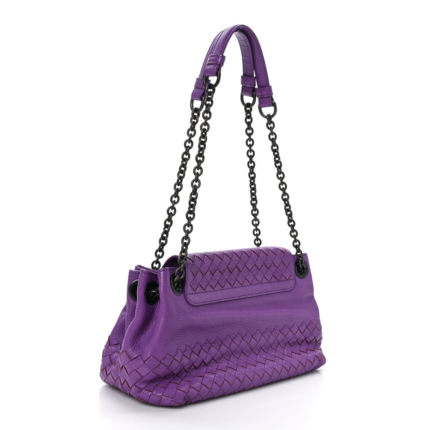 Bottega Veneta Madras Goatskin Intrecciato Small Shoulder Corot 3 of 11