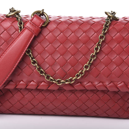 Bottega Veneta Nappa Intrecciato Baby Olimpia Shoulder Bag Vesuvio 7 of 9