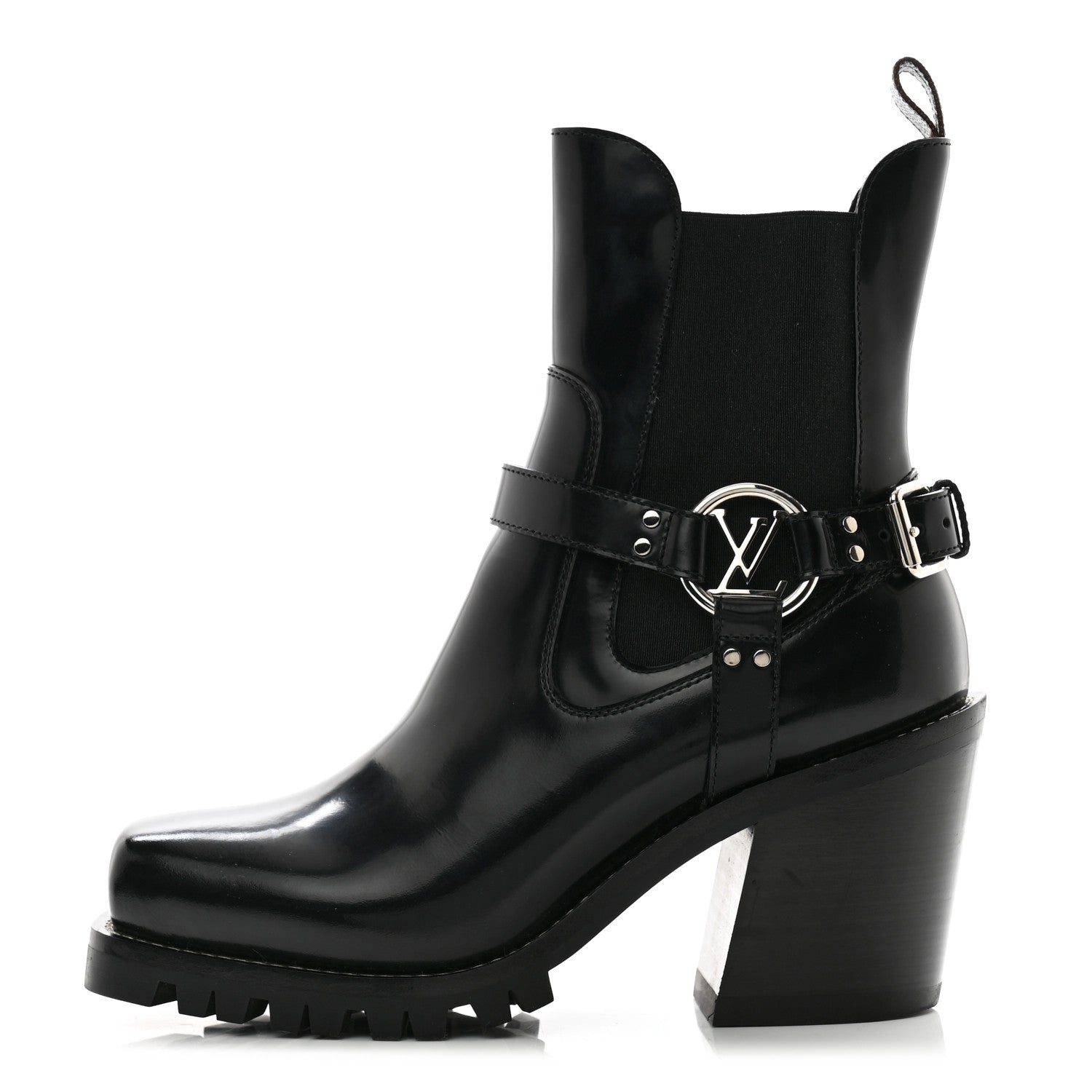 Louis Vuitton Patent Limitless Ankle Boots 39 Black 1 of 10