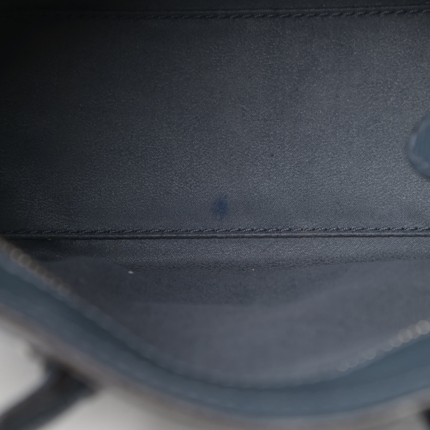 Celine Drummed Calfskin Nano Luggage Orage 18 of 19
