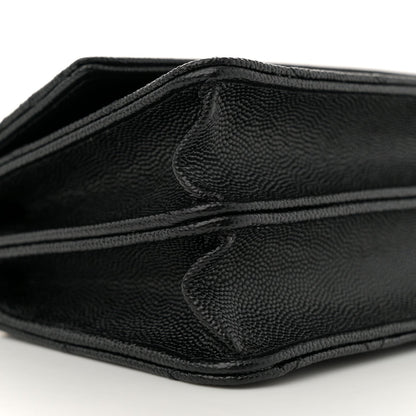 Chanel Caviar Quilted Trendy Handle Clutch With Chain Black 8 of 10