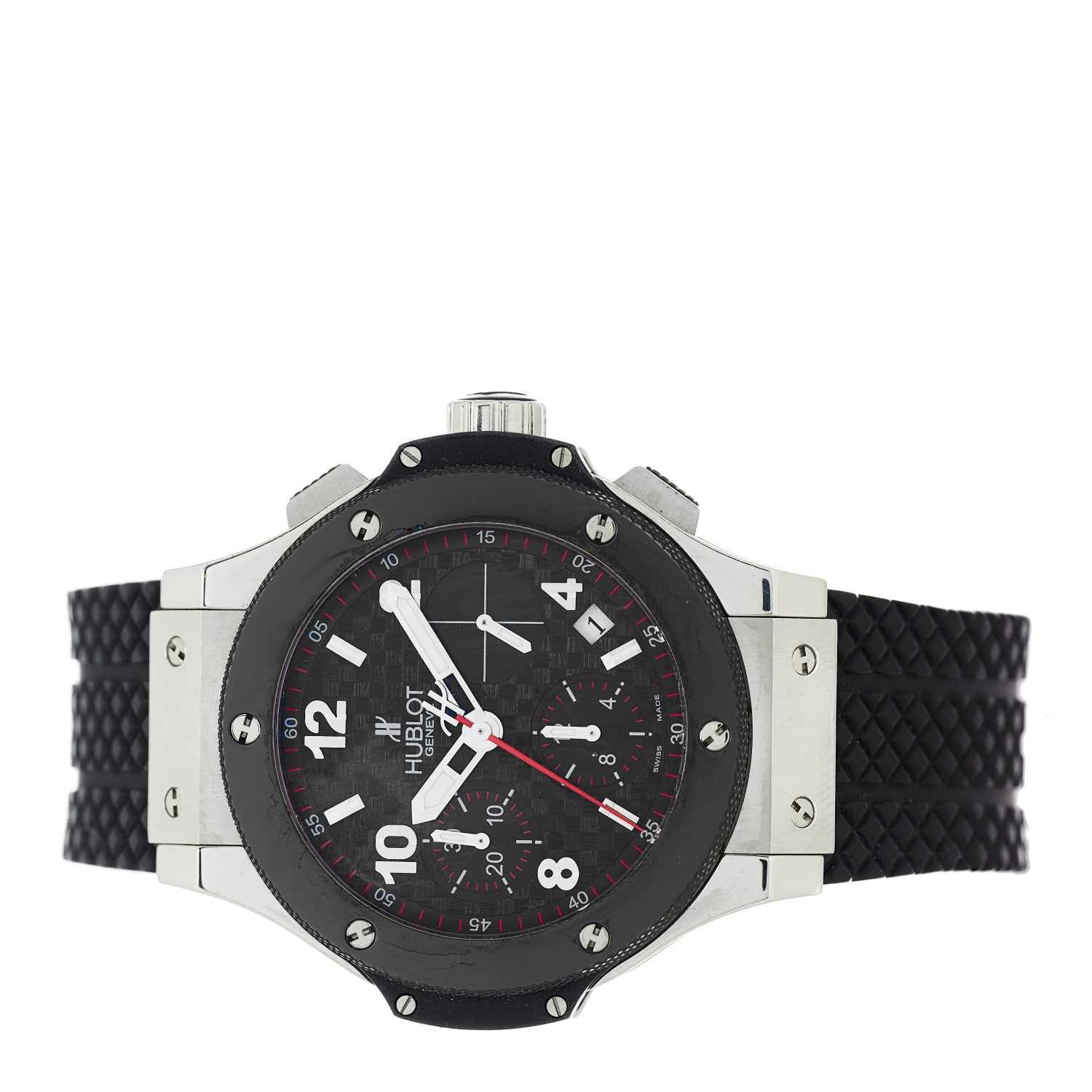 Hublot Stainless Steel Ceramic Rubber 44mm Big Bang Automatic Watch Black 342.SB.131.RX 2 of 5