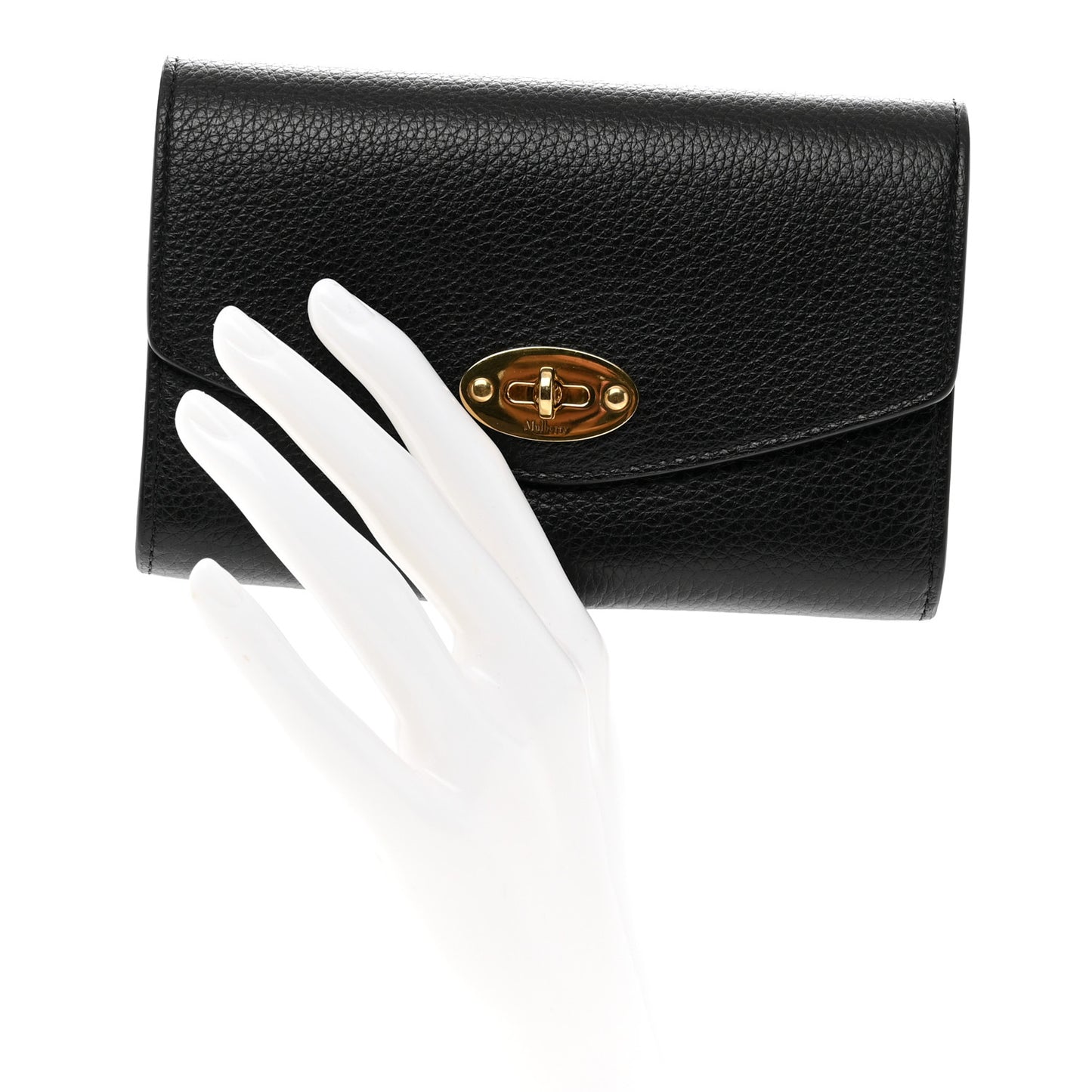 Small Classic Grain Medium Darley Wallet Black
