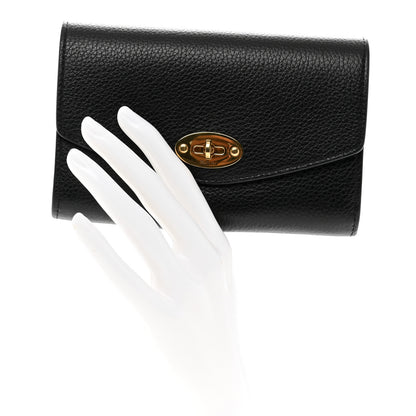 Mulberry Small Classic Grain Medium Darley Wallet Black 2 of 6