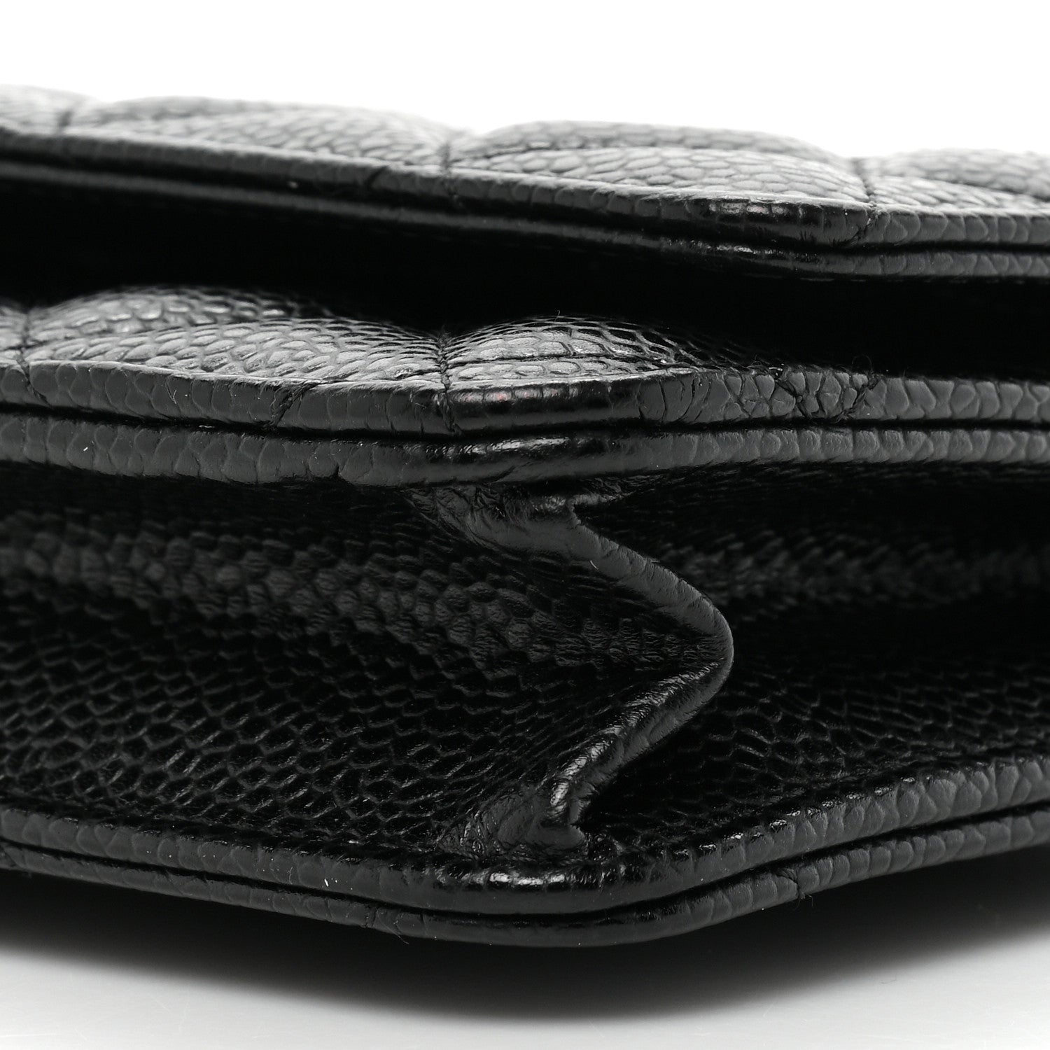Chanel Caviar Quilted Wallet on Chain WOC Black 10 of 11